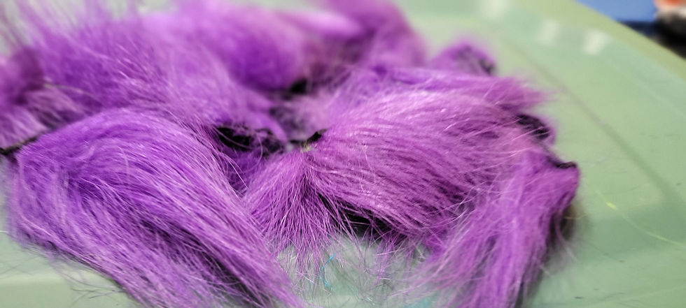 Thumbnail: Quality Polar Bear Dyed Mauve - Purple