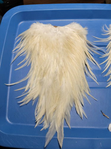 Du13 Violet Plumes De Coq Naturel Frange 11,4 Cm/Souscription Environ 2 Metres