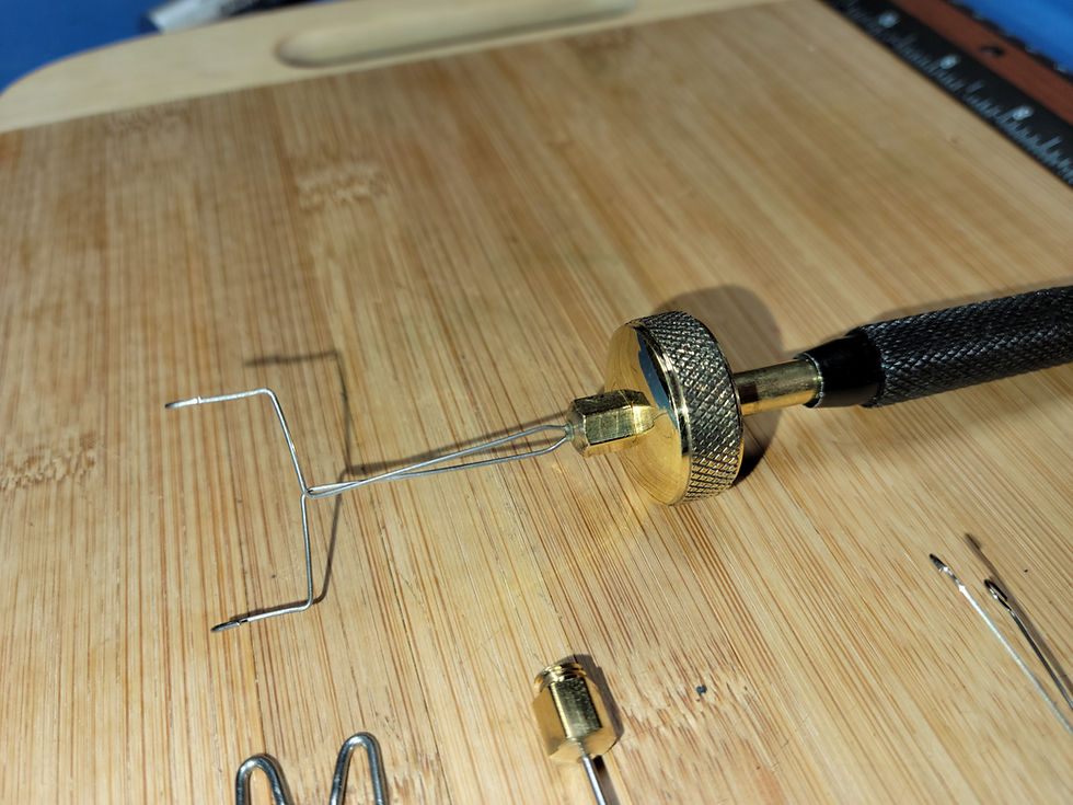 Thumbnail: 4 in 1 Twister Tool for Dubbing in Brass and Stainless Steel from La Shed à Plumes