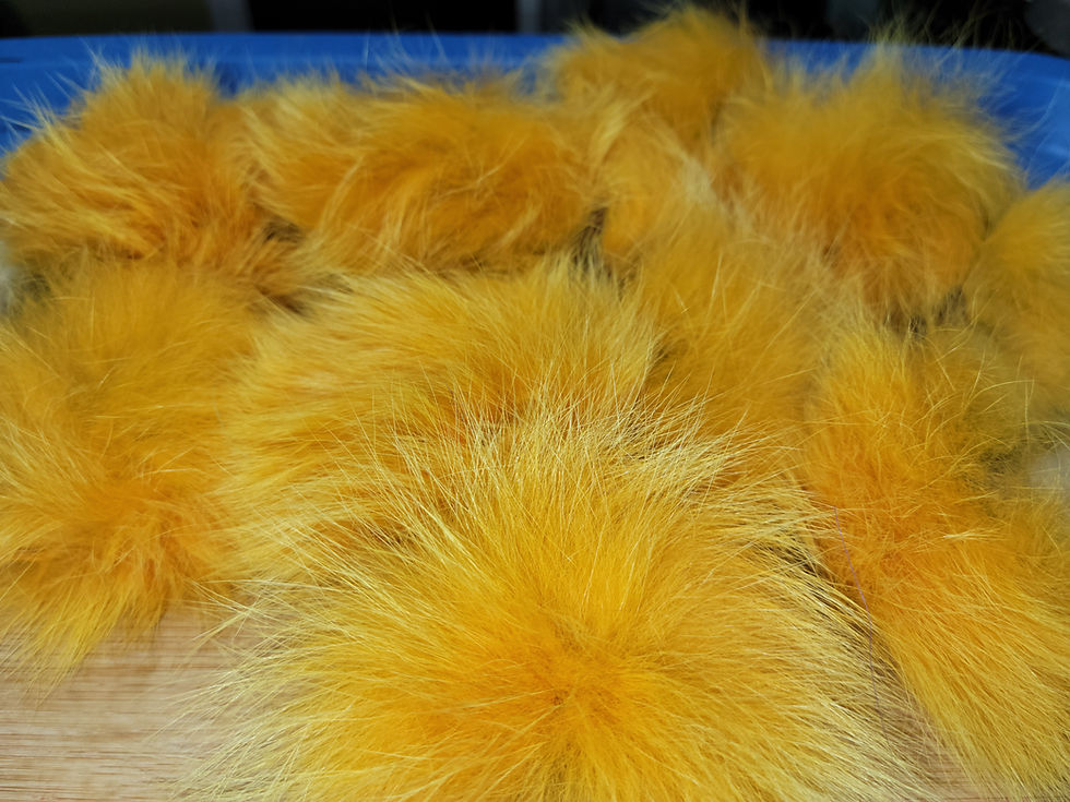 Miniature : Renard Polar Beige  Fox  AAA Teint Or-Gold