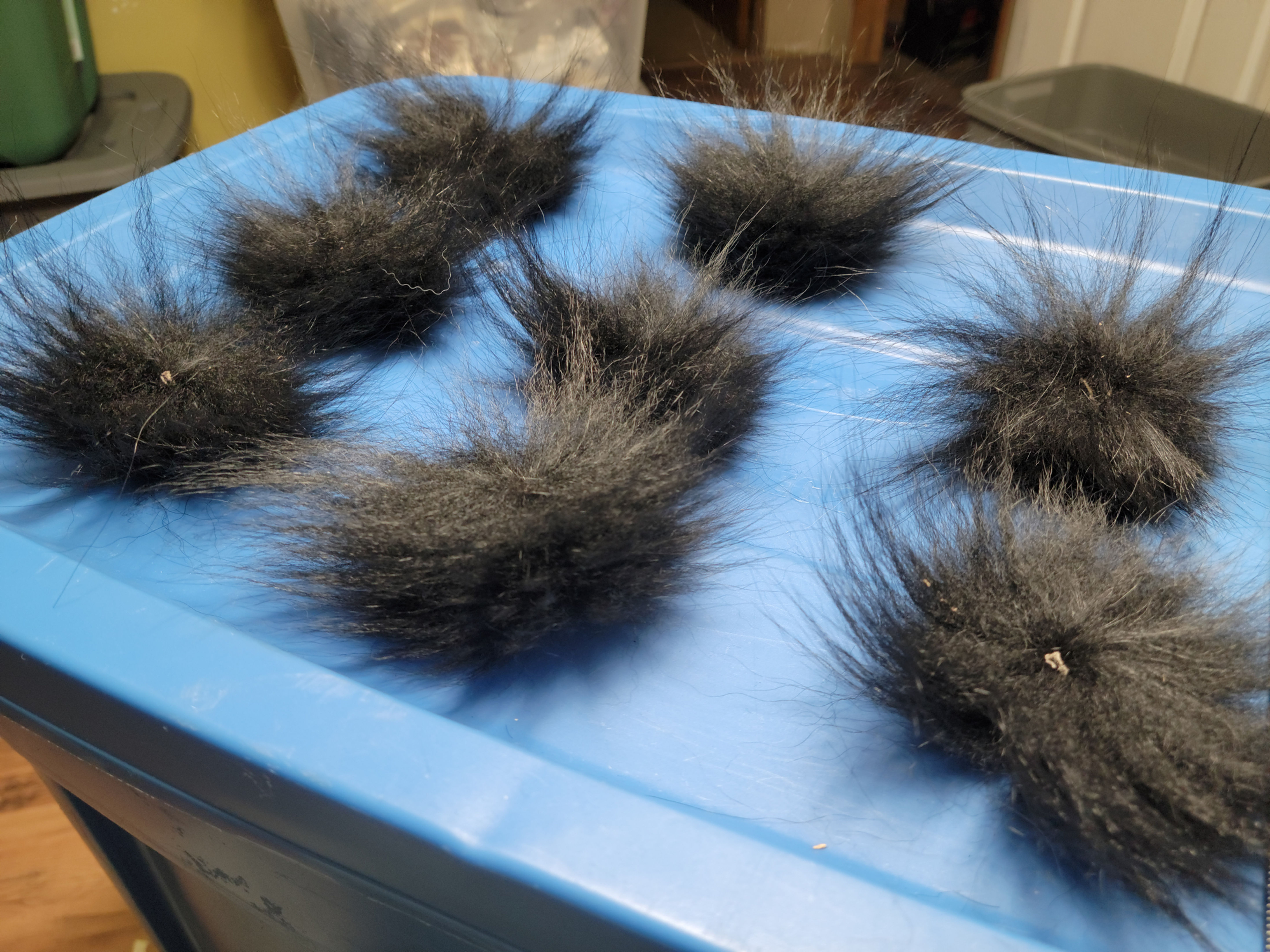 Renard Teints Noir - Section de Queue - Tail Ring