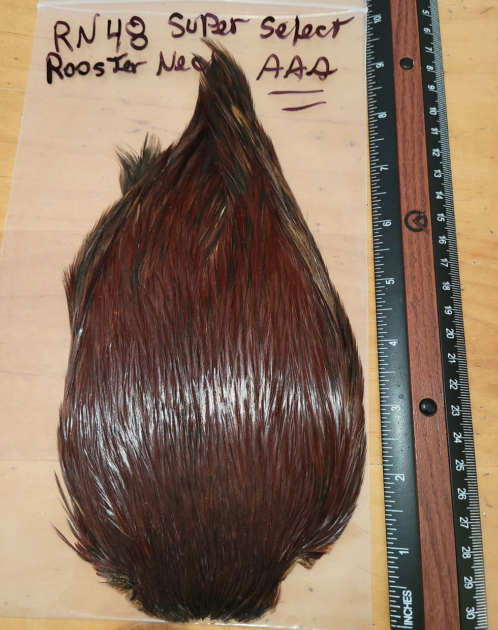 Miniature : Cou de Coq Super Select AAA Naturel Brun Foncé