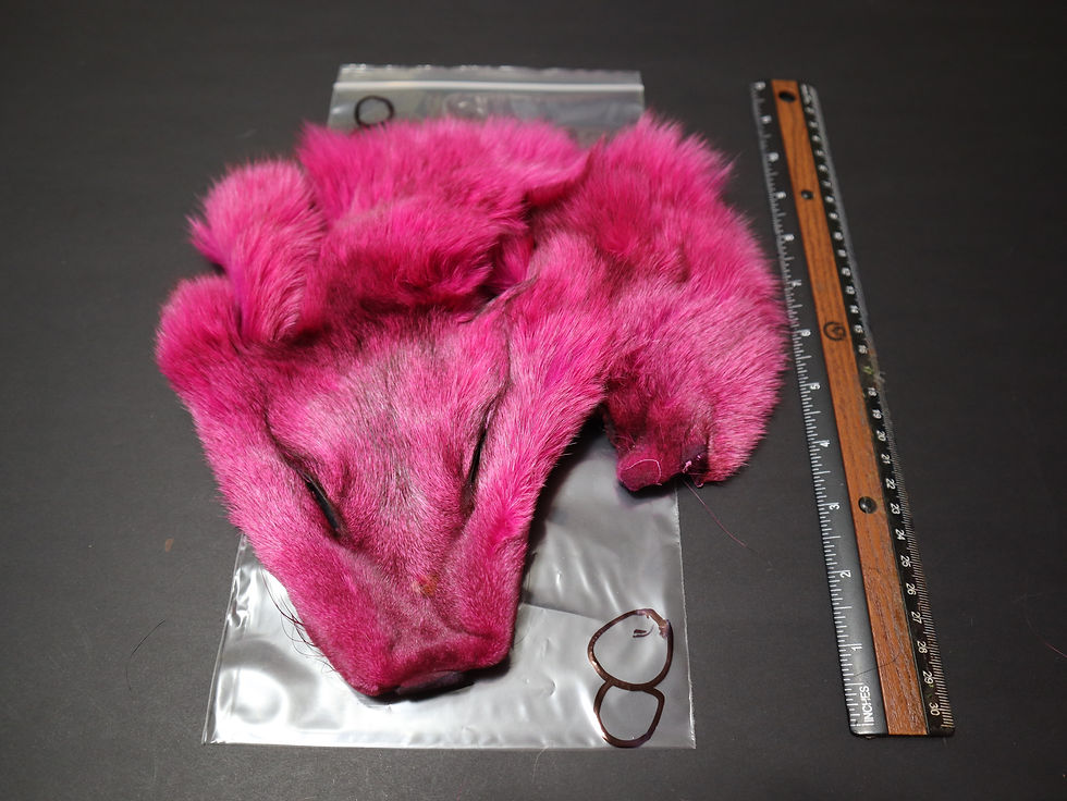 Thumbnail: Masque de Blue  Fox SELECT AAA Teint HOT PINK