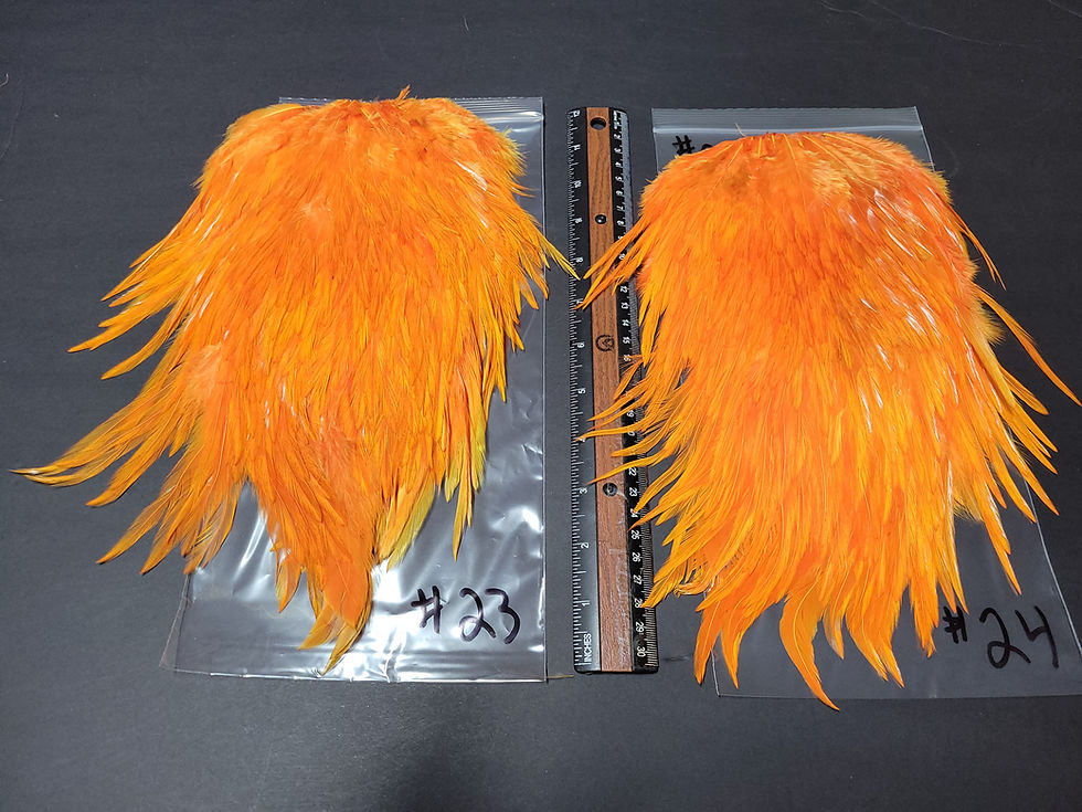 Thumbnail: Our Super Select AAA Orange Rooster Saddles 1-30