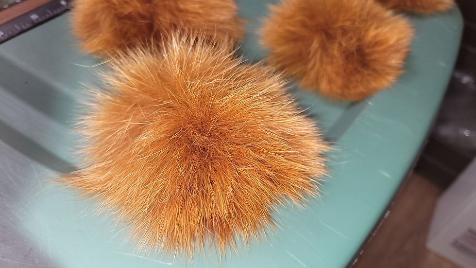 Miniature : Renard Polar Beige  Fox  AAA Teint Brun Caramel