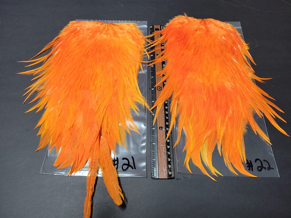 Thumbnail: Our Super Select AAA Orange Rooster Saddles 1-30