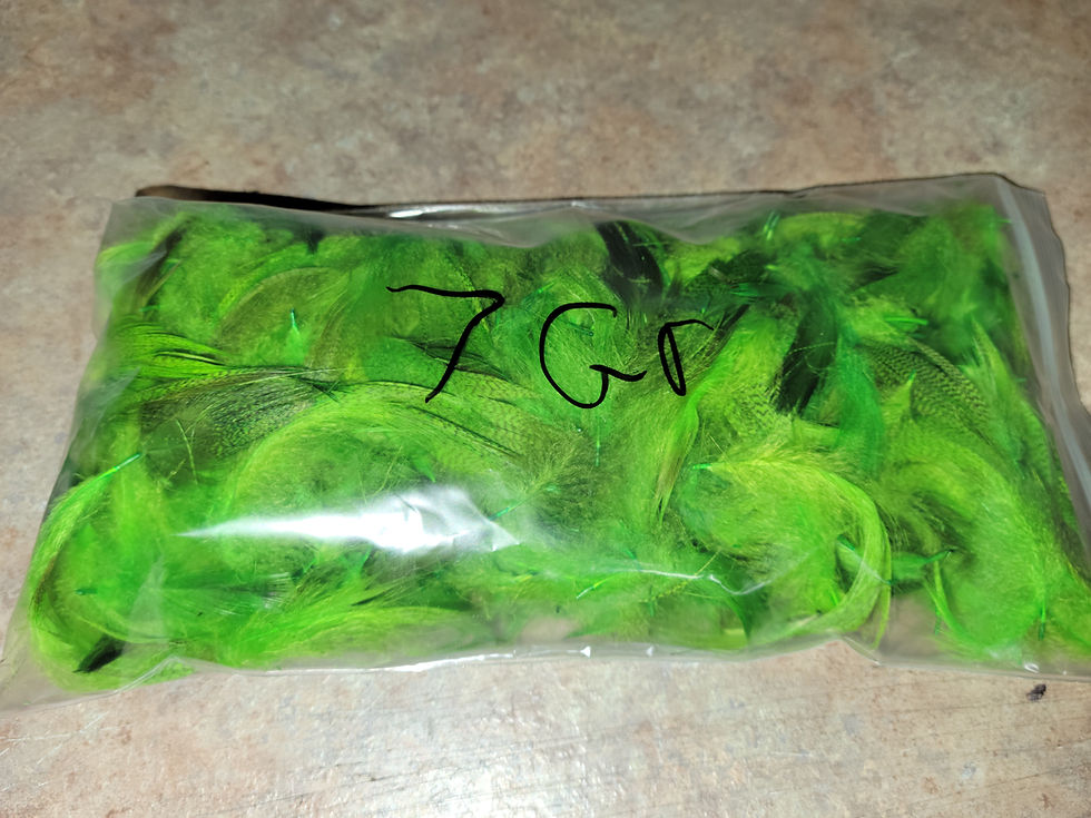 Thumbnail: 7g Mallard Bulk Bag - Chartreuse Green, Kelly and Neon