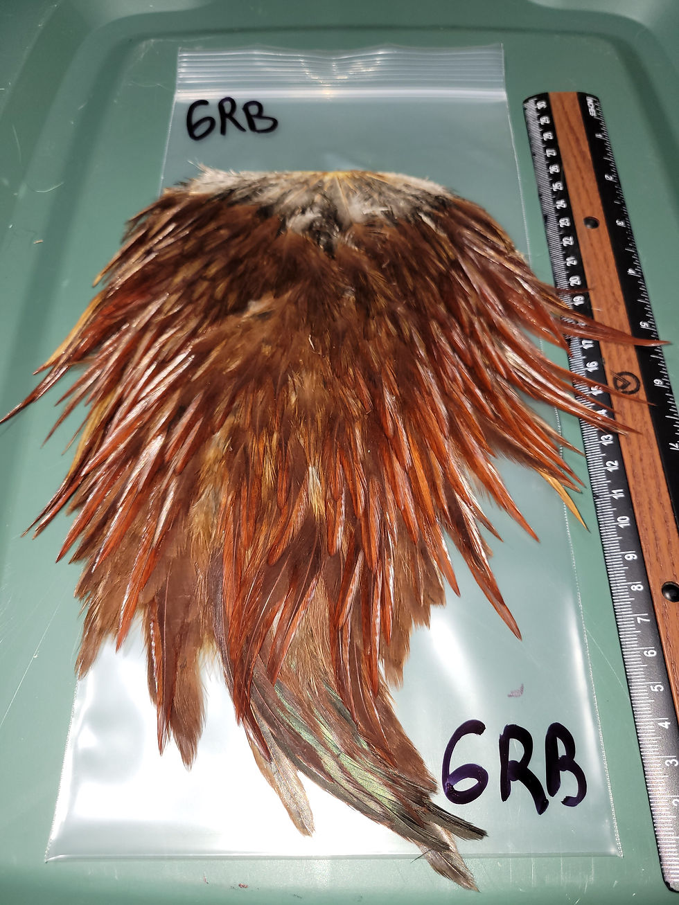 Thumbnail: Our Large Super Select AAA Rust Brown Rooster Saddles