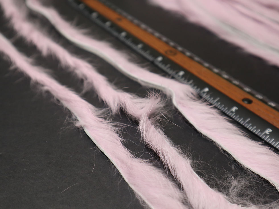 Thumbnail: AAA 1/8 inch Light Pink Rabbit Strip