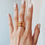 Thumbnail: The Wide Double Band Ring