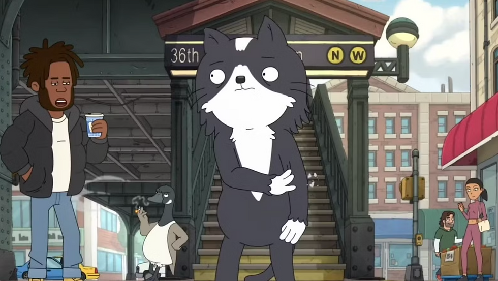 Kevin at the 36th Ave stop, via Prime Video