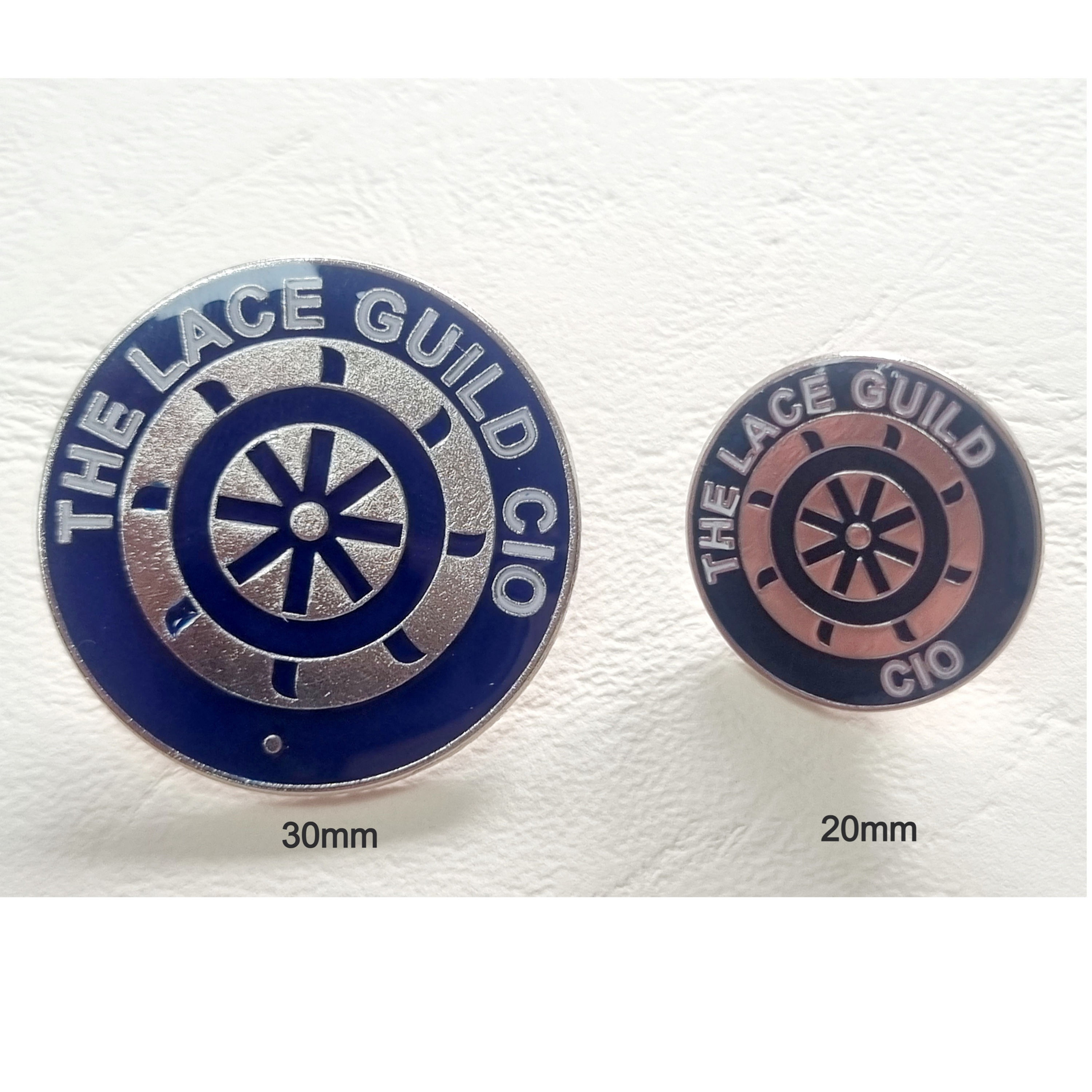 Lace Guild CIO Pin Badges