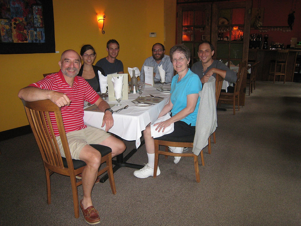 Nate's immediate family, circa 2012