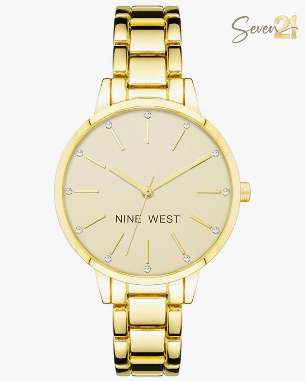 Thumbnail: Gold Nine West Watch
