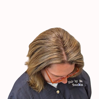 gray blending coloring all of her gray