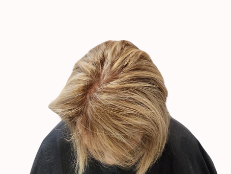 Keeping the hair lighter around your face will help blend the regrowth out.
