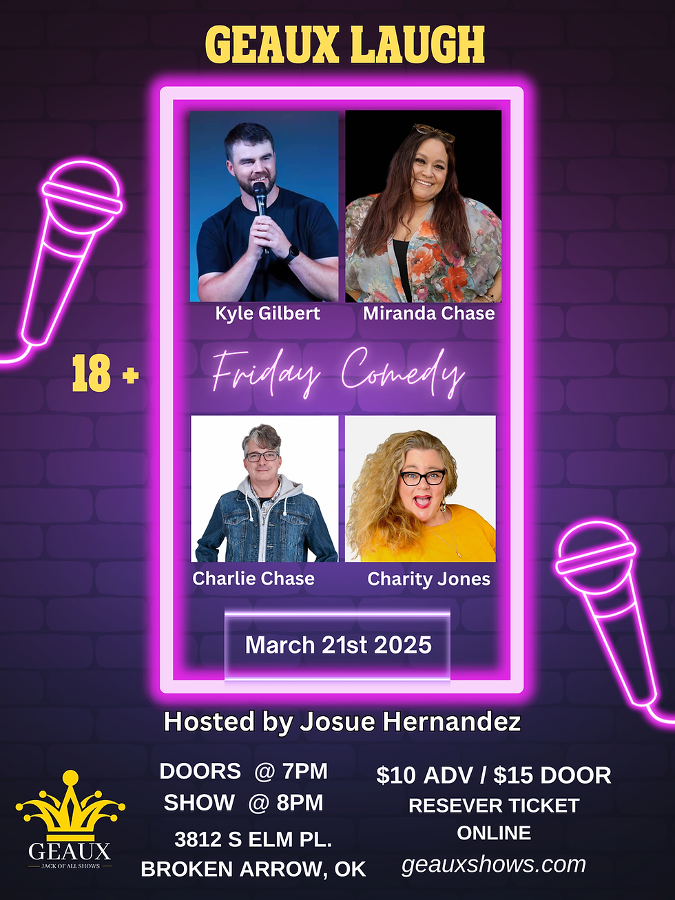 Adult Comedy Friday Feb. 21st 2025