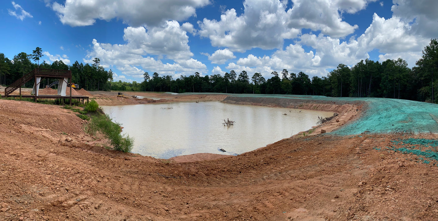Residential pond Montgomery Tx