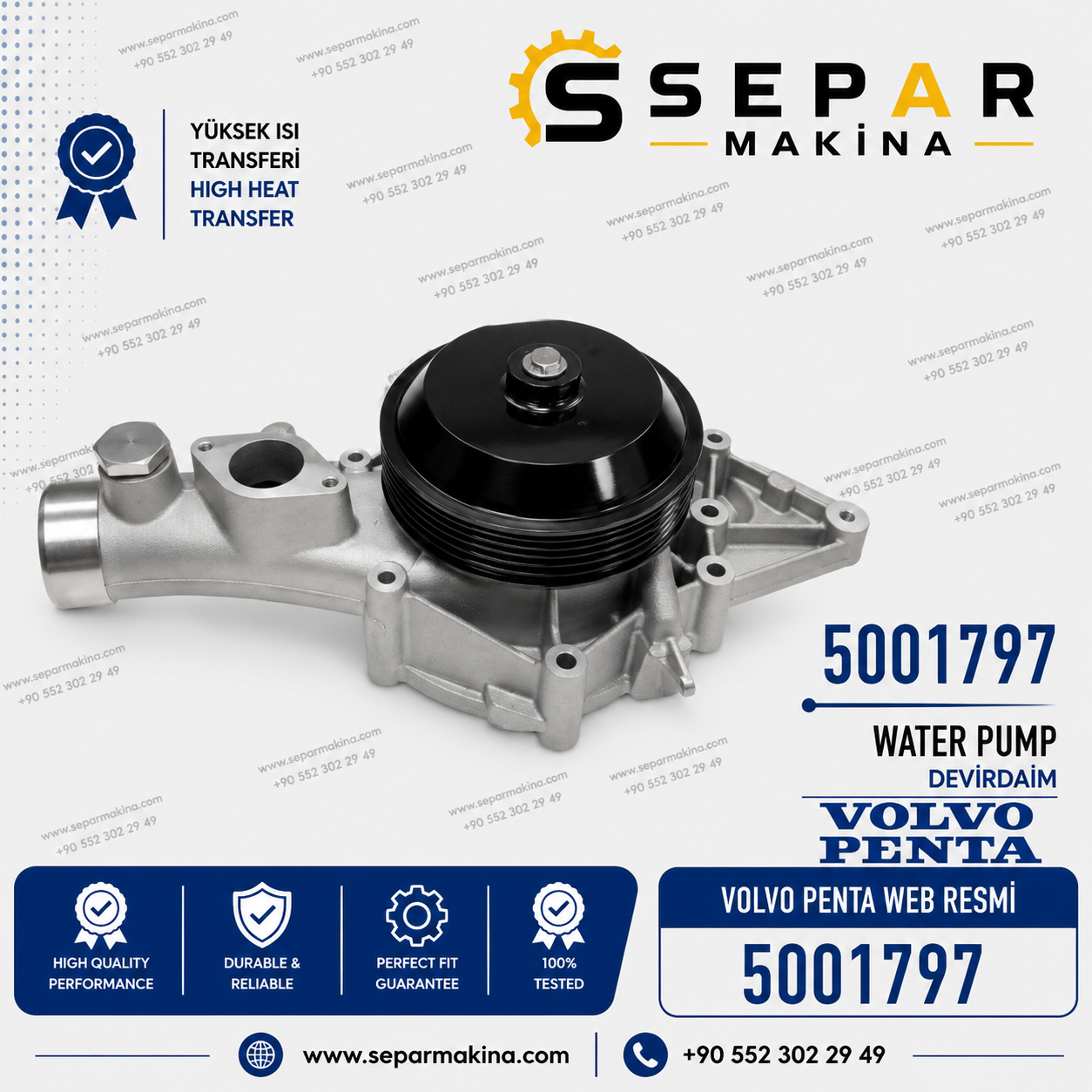 VOLVO PENTA TAMD DEVİRDAİM, 5001797, 1699788, 1698618, 1545248, 467907