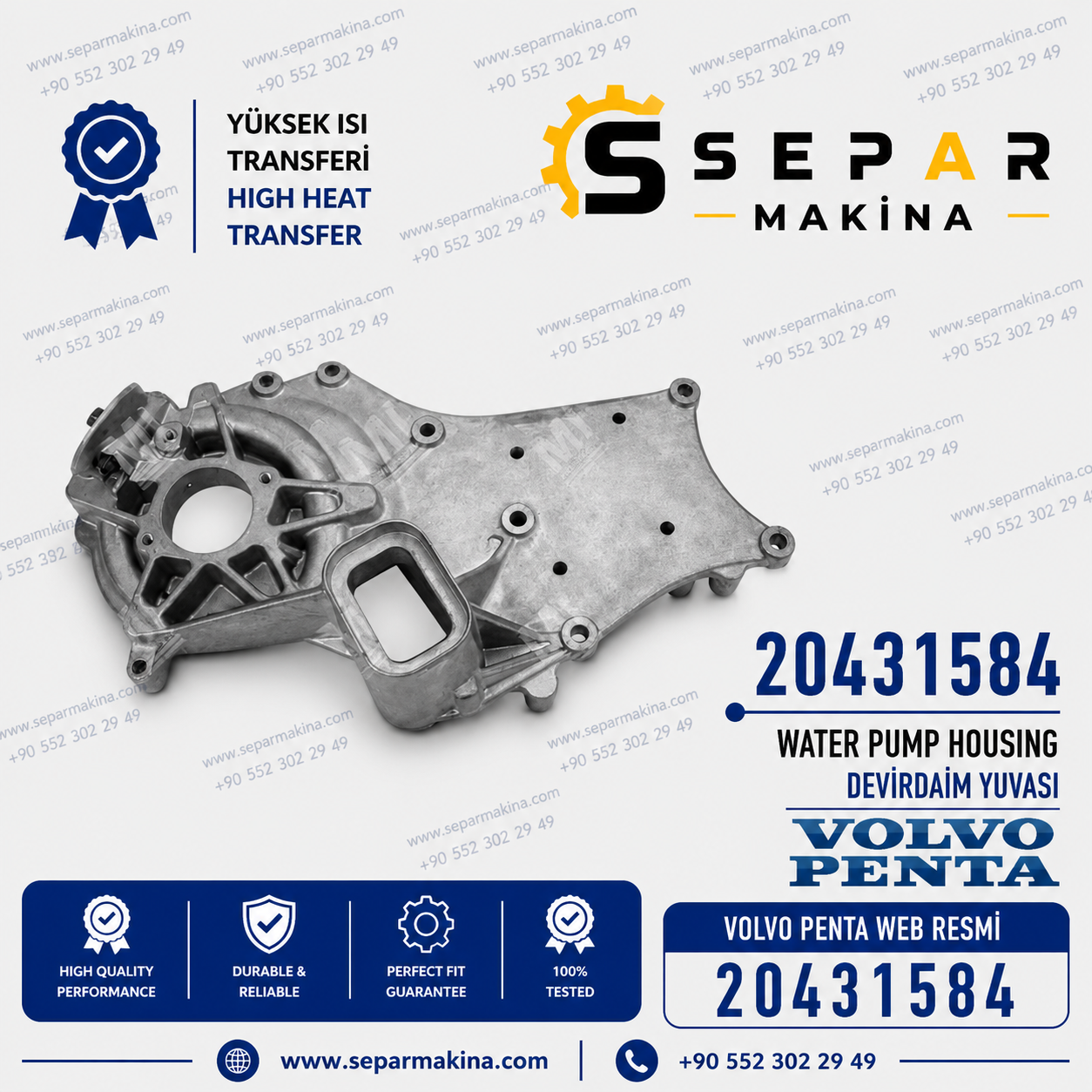 VOLVO PENTA TAMD DEVİRDAİM KOD 20431584, 8148167