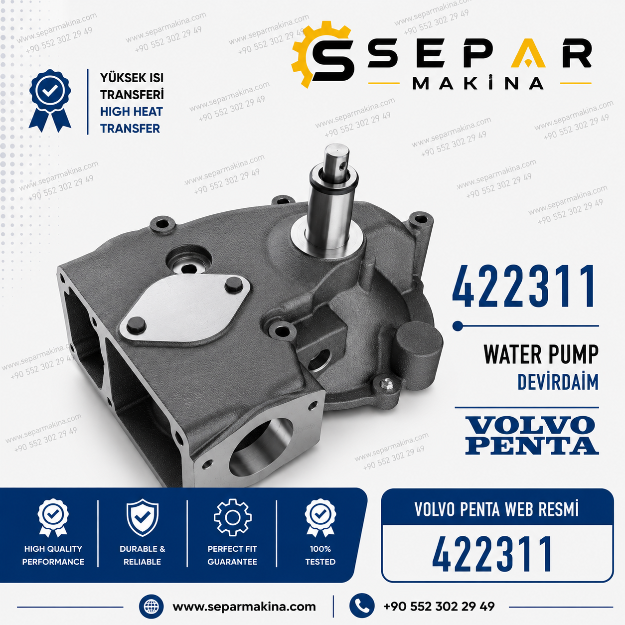 VOLVO PENTA TAMD 102 A DEVİDAİM 422311, 892311