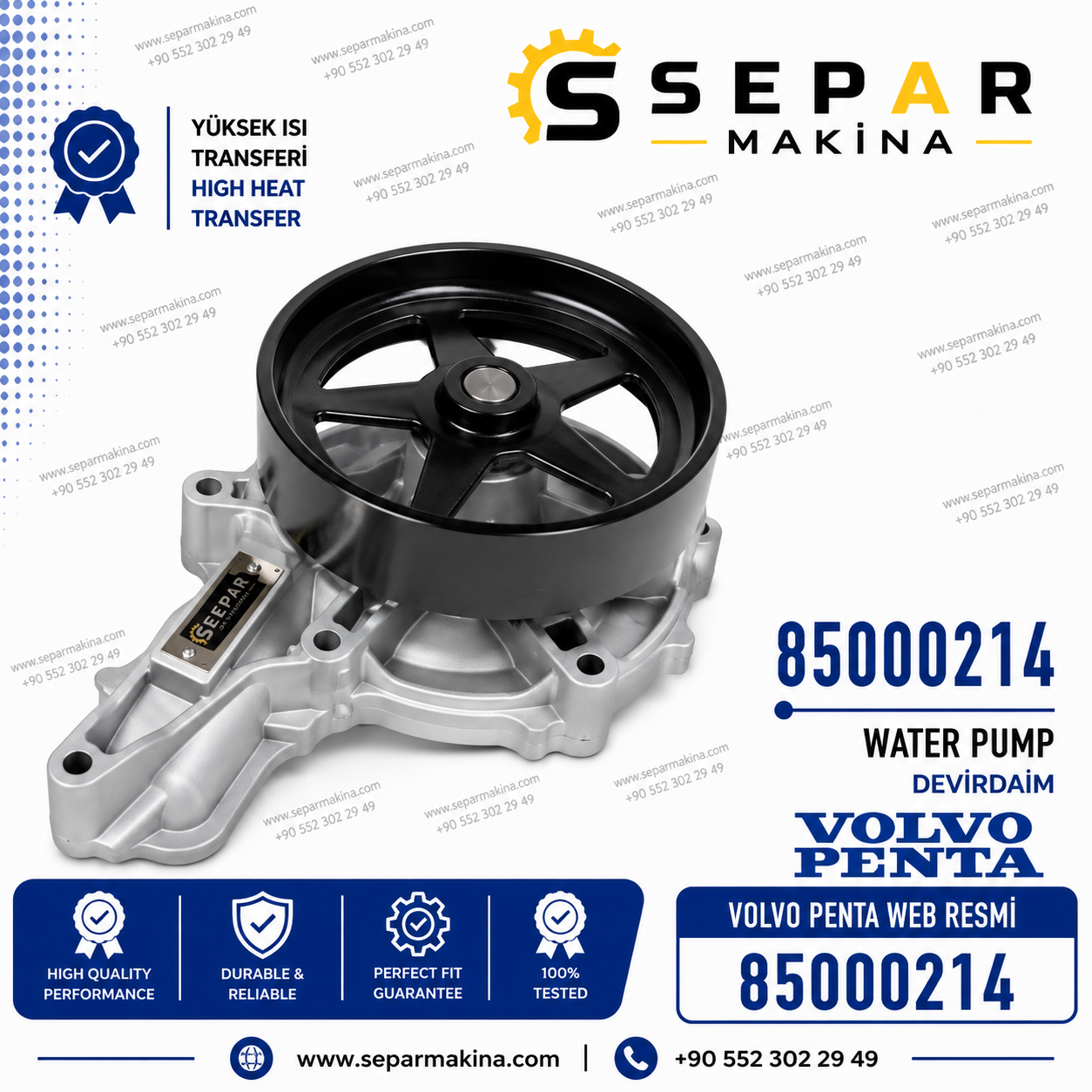 VOLVO PENTA TAMD DEVİRDAİM, 85000214, 20411880, 21076088