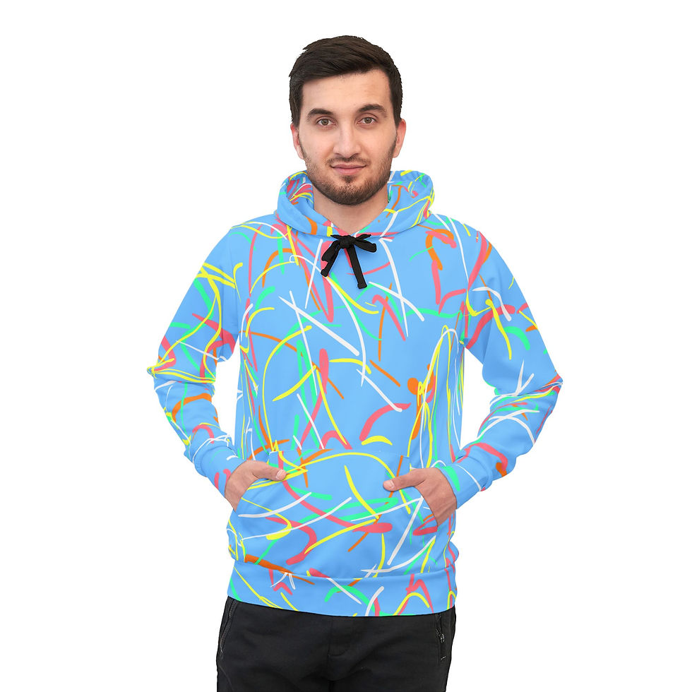 Thumbnail: Retro Confetti - Unisex Hoodie