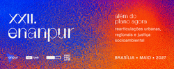 XXII Encontro Nacional da Associação Nacional de Pós-Graduação e Pesquisa em Planejamento Urbano e R