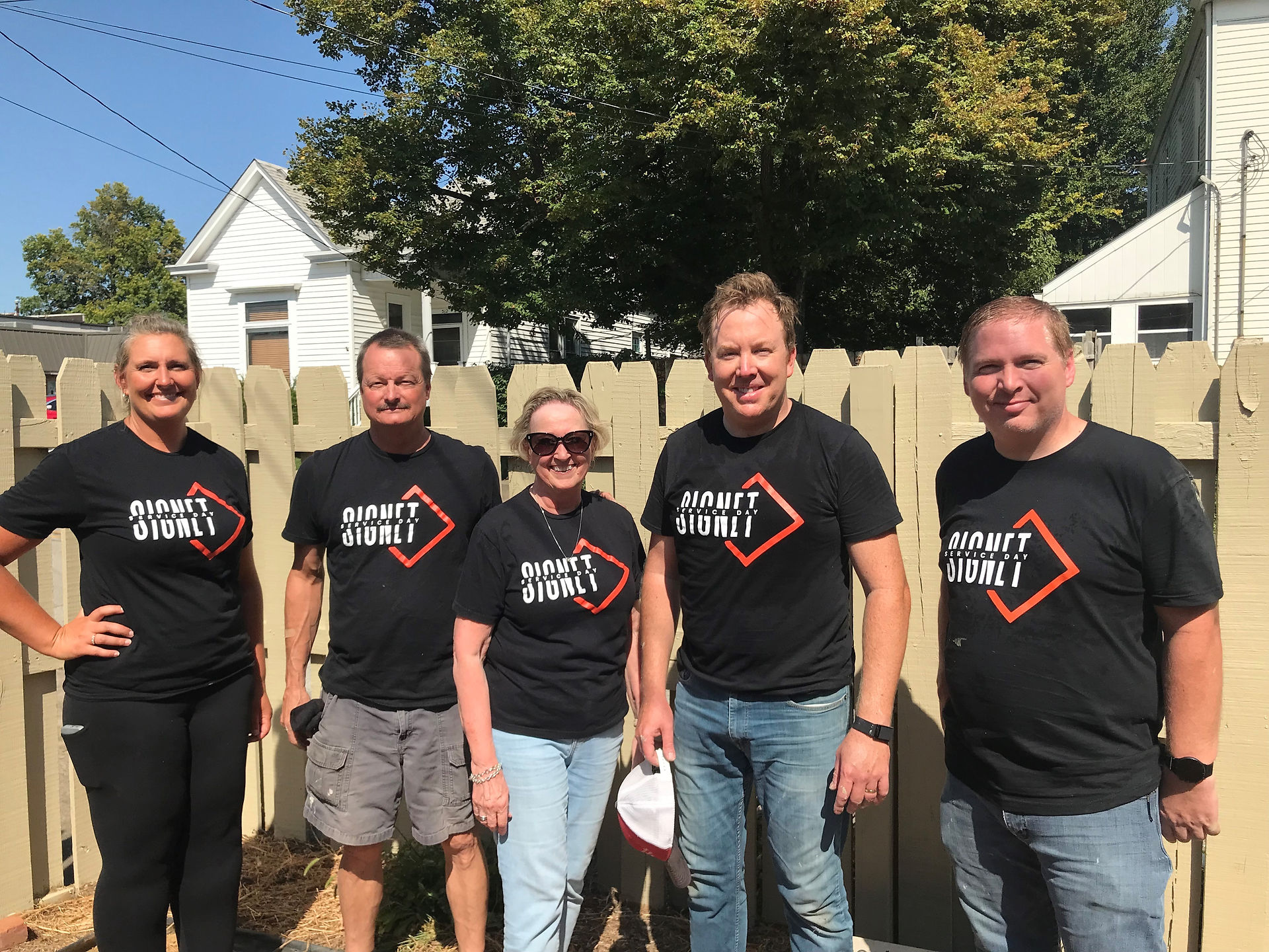 Blue Grass team at day of service