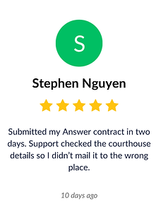 Answer & General Denial pack stopped a default judgment threat.