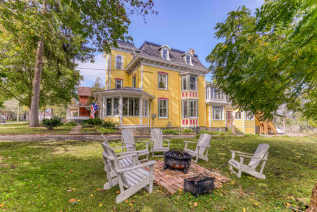 Pangea House view from firepit