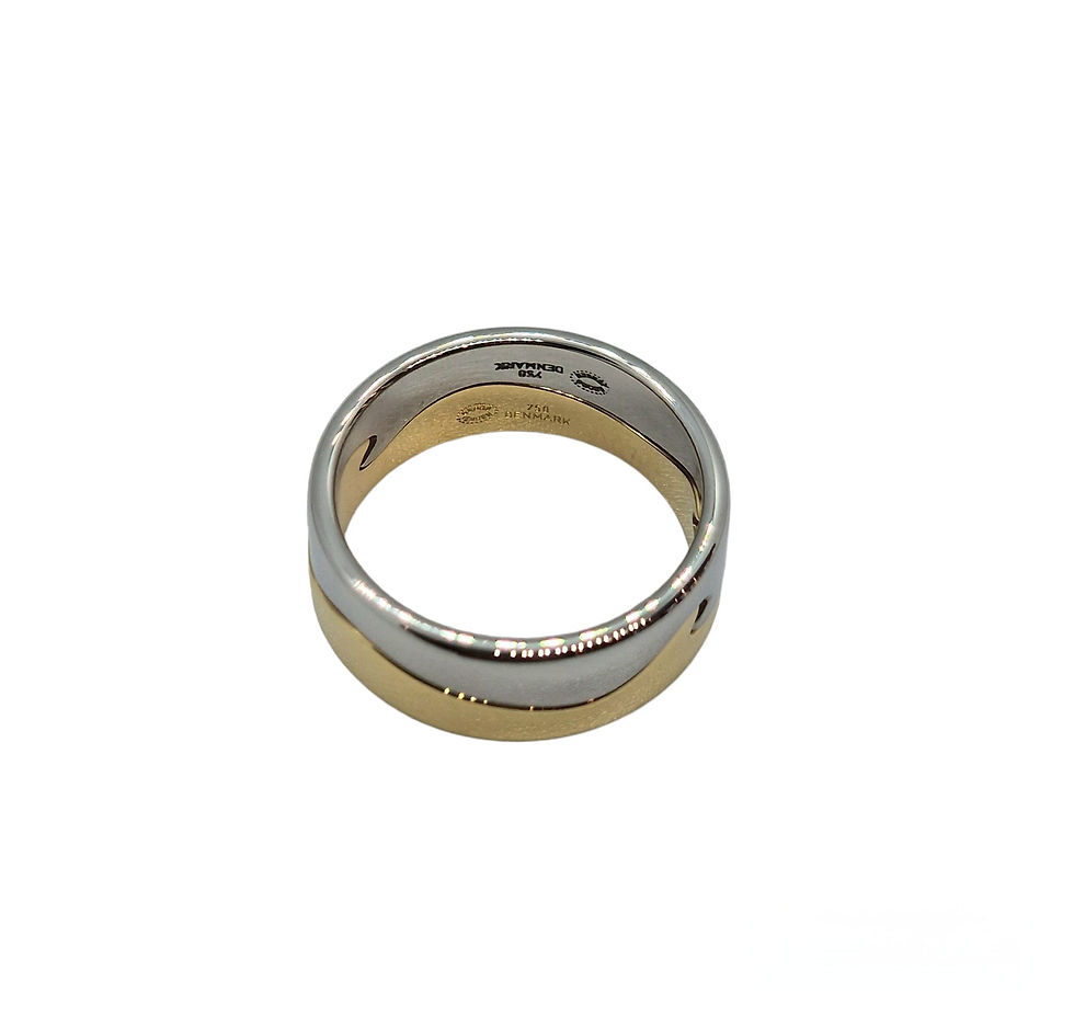 Thumbnail: Georg Jensen Fusion 18ct Two Tone Ring