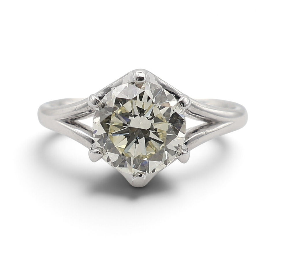 1.70ct Brilliant Round Diamond Solitaire Ring in 18ct White Gold