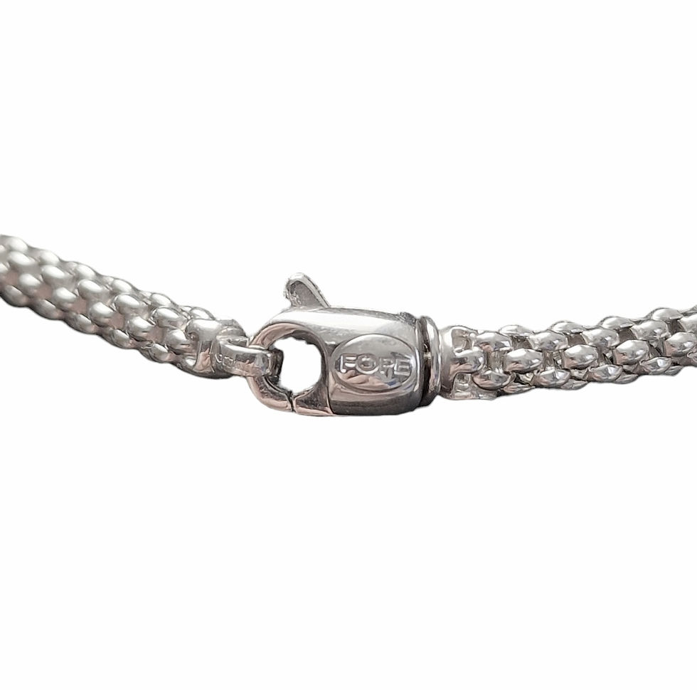 Thumbnail: Ladies Fope 18ct White Gold Chain