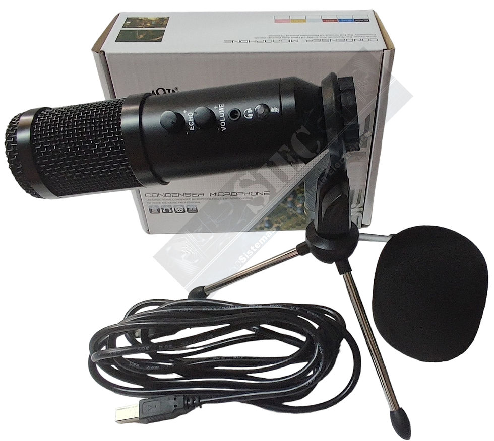 Microfono Usb Condensador Con Soporte, Profesional Bm800