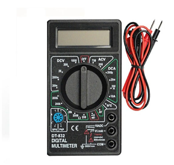 Multimetro Digital Dt Con Pito Estudiantil Economico