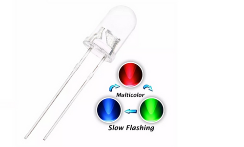 Led Rgb 2 Diodo Led Rgb 2 Pines Automatico Rapido 5mm | electronica siec