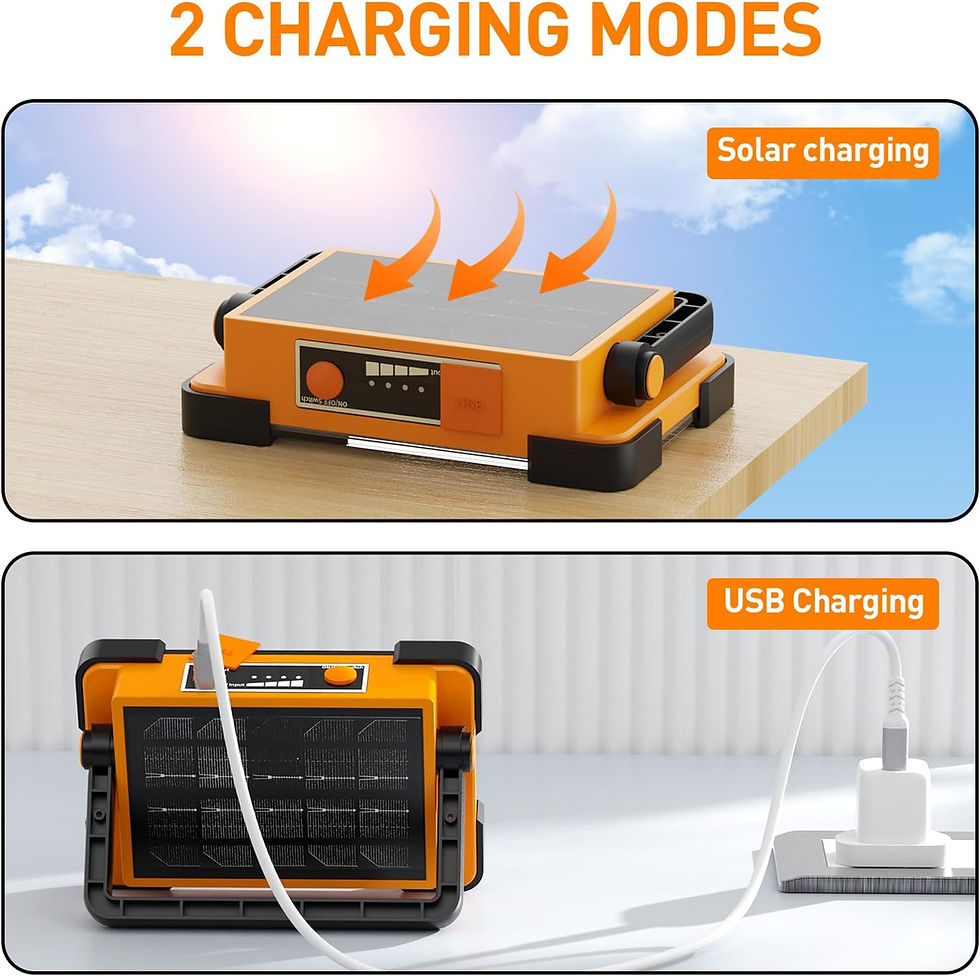 Miniatura: Lámpara Solar Recargable 144 Leds Ultra Potente Power Bank
