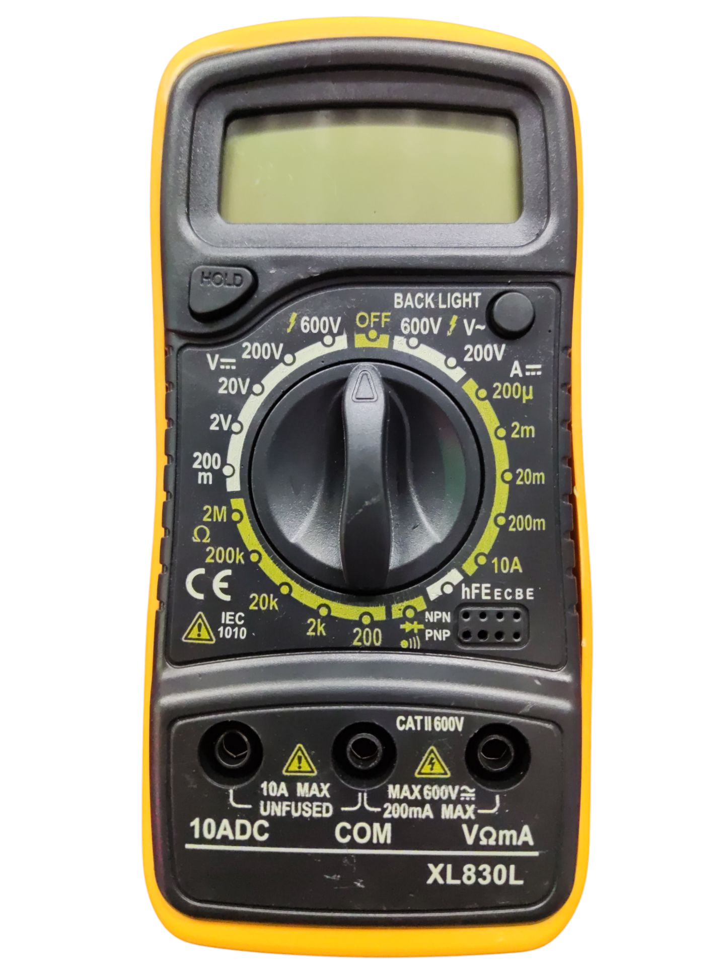 Multímetro Digital Estudiantil Hold Luz Led