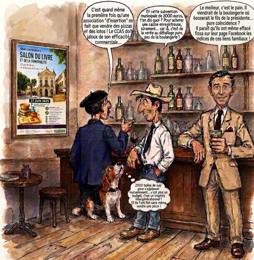 MUNICIPALITÉ DE TRANS-EN-PROVENCE : QUAND UNE « PAUSE GOURMANDE » CACHE UN JOLI PETIT LOUP...