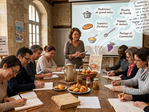 QUAND LA GASTRONOMIE RÉVEILLE LA MÉMOIRE ET INSPIRE L'ÉCRITURE