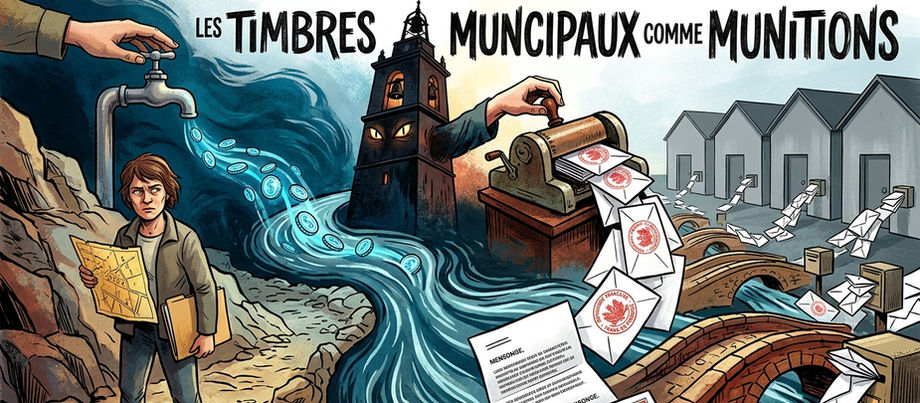 AFFAIRE DES TIMBRES MUNICIPAUX : J'AI DÉPOSÉ UNE QUESTION ÉCRITE OFFICIELLE À LA MAIRIE DE TRANS-EN-PROVENCE.