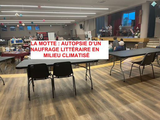 LA MOTTE : AUTOPSIE D’UN NAUFRAGE LITTÉRAIRE EN MILIEU CLIMATISÉ