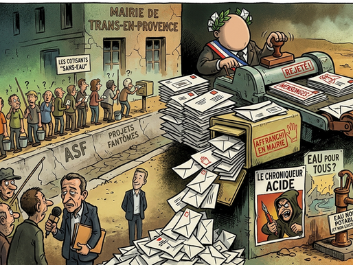 FLASH-BACK DES MUNICIPALES TRANSIANES N°4 : LE "WATERGATE" DES CANAUX OU L'ART DU TIMBRE MUNICIPAL...