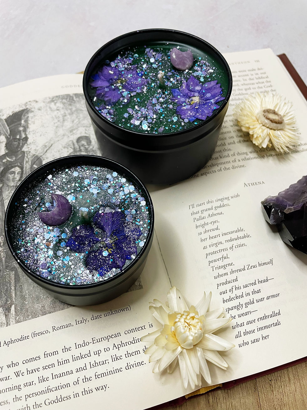 Thumbnail: Athena Goddess of Wisdom Candle