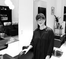 Friseurin, Salon, Haarschnitt, Haarfarbe, Highlights