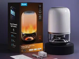 Govee Table Lamp 2 Pro, featuring millisecond music-light sync, 210 customizable LED beads, and Sound by JBL. Unboxing.