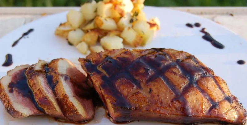 Magret De Canard Au Miel Et Balsamique