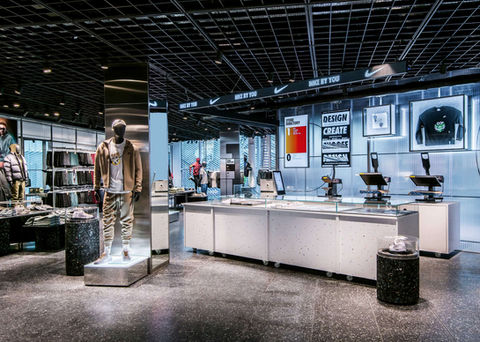 Nike Birmingham Store Checkouts