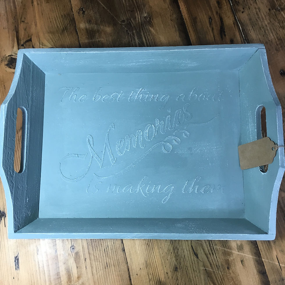 Hand Painted Tray - Large